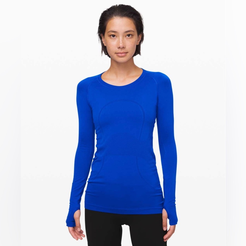 Lululemon Swiftly Tech Longsleeve Cerulean Blue
